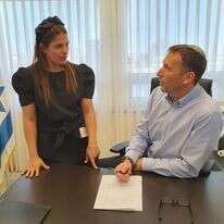 השר מתן כהנא והילה ניסן-פרידמן