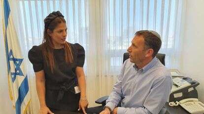 השר מתן כהנא והילה ניסן-פרידמן