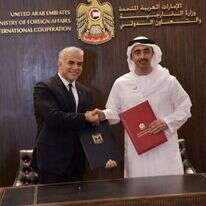 מעמד חתימת הסכם הסחק בין ישראל לאיחוד האמירויות. | שלומי אמסלם לע״מ