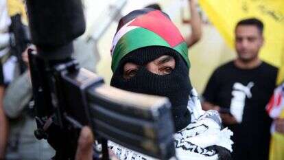 מפגן תמיכה ביו"ר הרשות הפלסטינית אבו מאזן, בשכם. | EPA