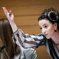 ח"כ עידית סילמן בוועדת הבריאות. | יונתן זינדל פלאש 90