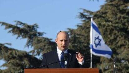 נפתלי בנט באזכרה. | עמוס בן גרשום לע"מ