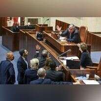 מהומה במליאה. מיקי לוי יו"ר הכנסת. | דוברות הכנסת, נועם מושקוביץ