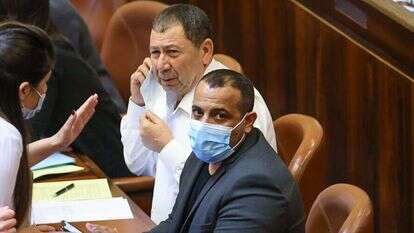 אביר קארה במליאת הכנסת, היום. | דוברות הכנסת, נועם מושקוביץ