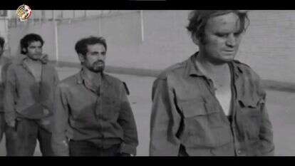 טייסים ישראלים בשבי המצרי. | מתוך סרטון התדמית