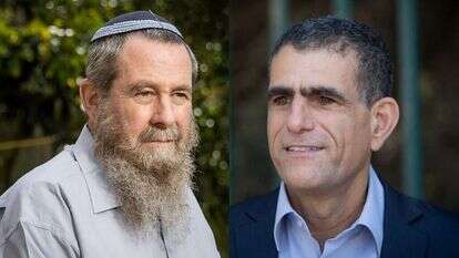 מוסי רז ואבי מעוז. צילומים: יונתן זינדל פלאש 90