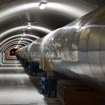 מצפה גלי הכבידה בצפון איטליה, שבו אובחנה לראשונה ההתנגשות בכוכב הנייטרון. | AFP