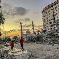 ההריסות ברצועת עזה. | EPA