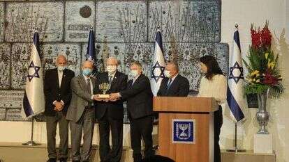 הענקת האות היום בבית הנשיא