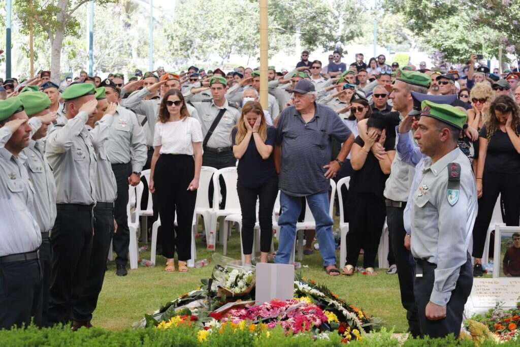 הלווית מח"ט נח"ל, אל"מ שרון אסמן ז"ל. | איתן אלחדז/TPS