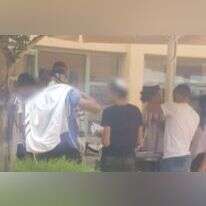 עמדת הנחת התפילין בביה"ס בכפר יונה. | באדיבות המצלם