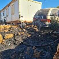 נזקי השריפה באש קודש