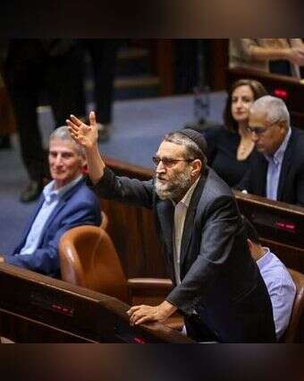 יו"ר יהדות התורה משה גפני במליאה. | דוברות הכנסת, נועם מושקוביץ