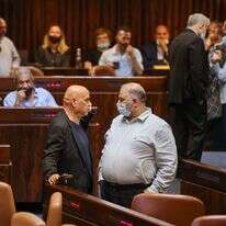 מנסור עבאס ועיסאווי פריג'. במליאה. | דוברות הכנסת, נועם מושקוביץ