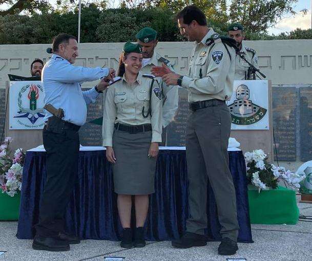 קצינת מג"ב רונאל גבאי. | דוברות משטרת ישראל
