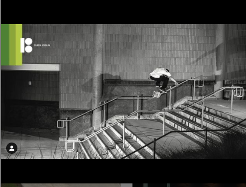 הסינדרלה. כריס ג'וסלין. | מסך מתוך עמוד האינסטגרם