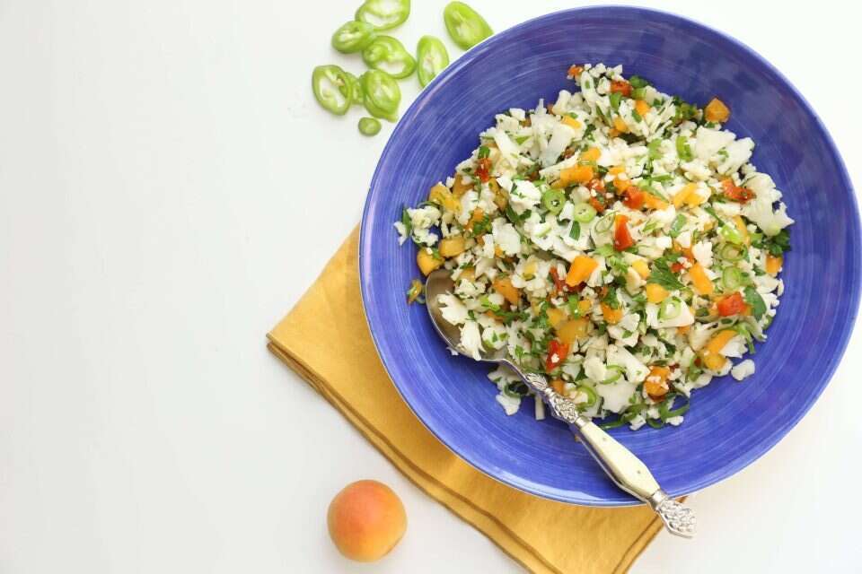 סלט כרובית, משמשים ירוקים. | אפרת ליכטנשטט סלט כרובית, משמשים ירוקים. | אפרת ליכטנשטט