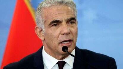 שר החוץ יאיר לפיד. | AFP שר החוץ יאיר לפיד. | AFP