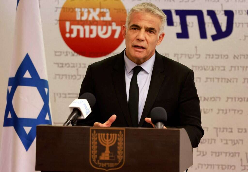 יאיר לפיד. | AFP