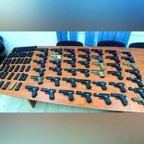 כלי נשק בלתי חוקי שנתפסו בגבול הצפון. אילוסטרציה. | דובר צה"ל