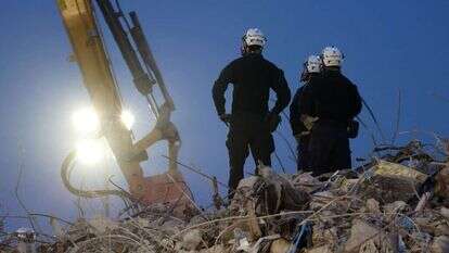 זירת האסון במיאמי. | AFP