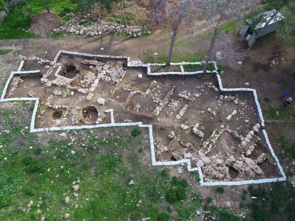 אווירי של חורבת אל־ראעי.