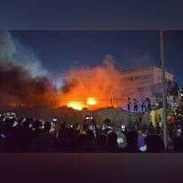 הפיצוץ בבית החולים בעיראק. | AFP