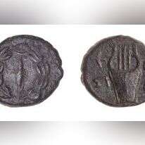 מטבעות מימי בר כוכבא שהתגלו במזרח בנימין. | טל רוגובסקי