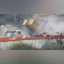 אתר הפסולת בראשון לציון. | דוברות המשטרה