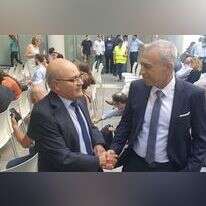 חזי לוי ונחמן אש. | יאיר קראוס