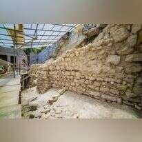 קטע החומה שנחשף. | קובי הראתי, עיר דוד