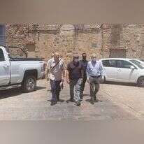 השר בר לב בביקורו בעכו, היום. | יאיר קראוס