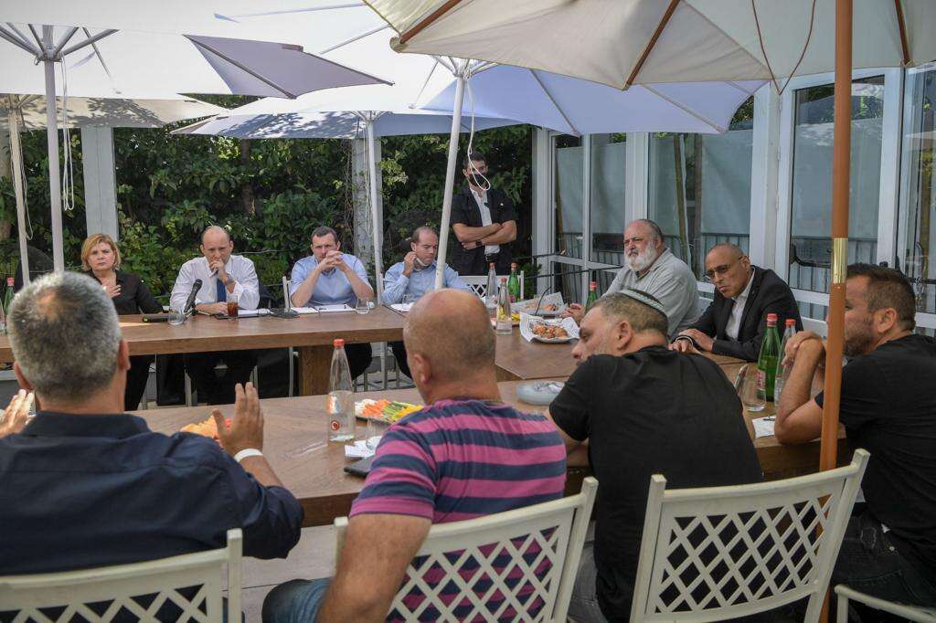 ראש הממשלה בפגישה עם בעלי האירועים, היום. | קובי גדעון - לע"מ