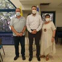 חיה קליגר יחד עם הדר מתן כהנא