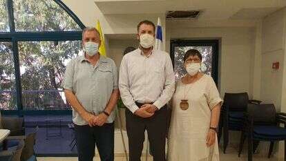 חיה קליגר יחד עם הדר מתן כהנא