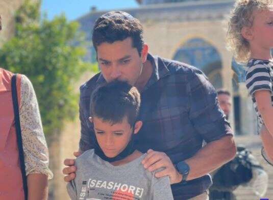 עמיחי שיקלי בהר הבית. | ארנון סגל