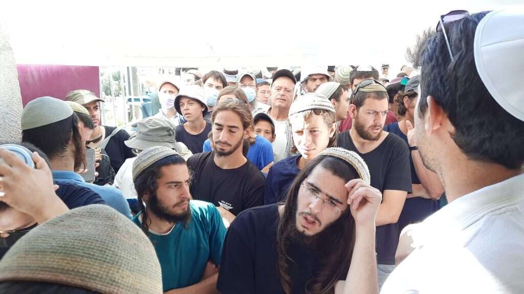 התור בכניסה להר הבית. | ארנון סגל