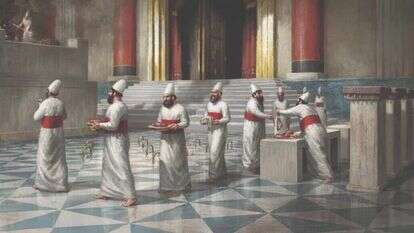 מתוך הסרט "אגדת חורבן" איורים: דוד פולונסקי ומיכאל פאוסט (באדיבות סרטי נחשון)