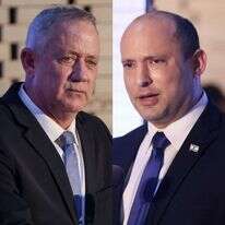 בנט וגנץ. | יונתן זינדל פלאש 90