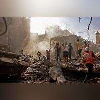 הריסות ברצועת עזה. | AFP