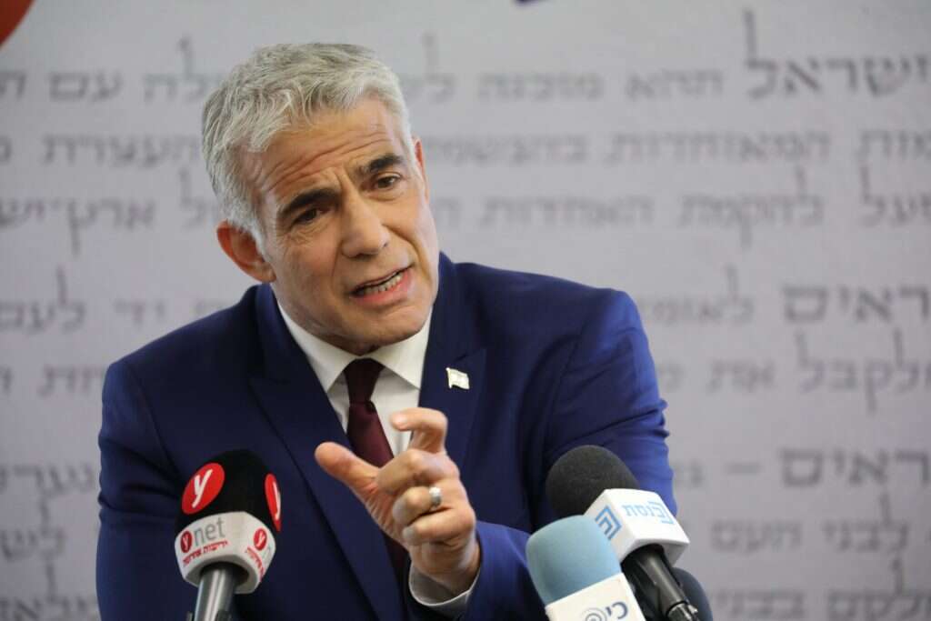 שר החוץ יאיר לפיד. | EPA