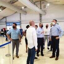 מתן כהנא בסיור הבוקר בנתב"ג