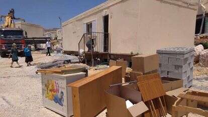 הפינוי באדוריים בדרום הר חברון