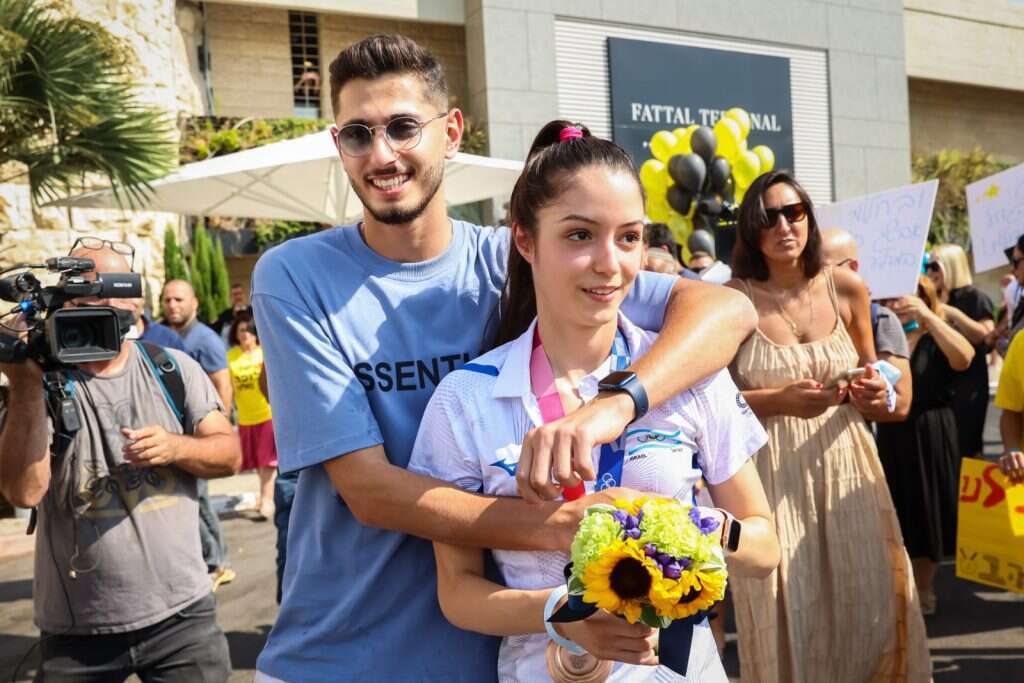 חברי המשלחת האולימפית שבו לארץ. | פלאש 90