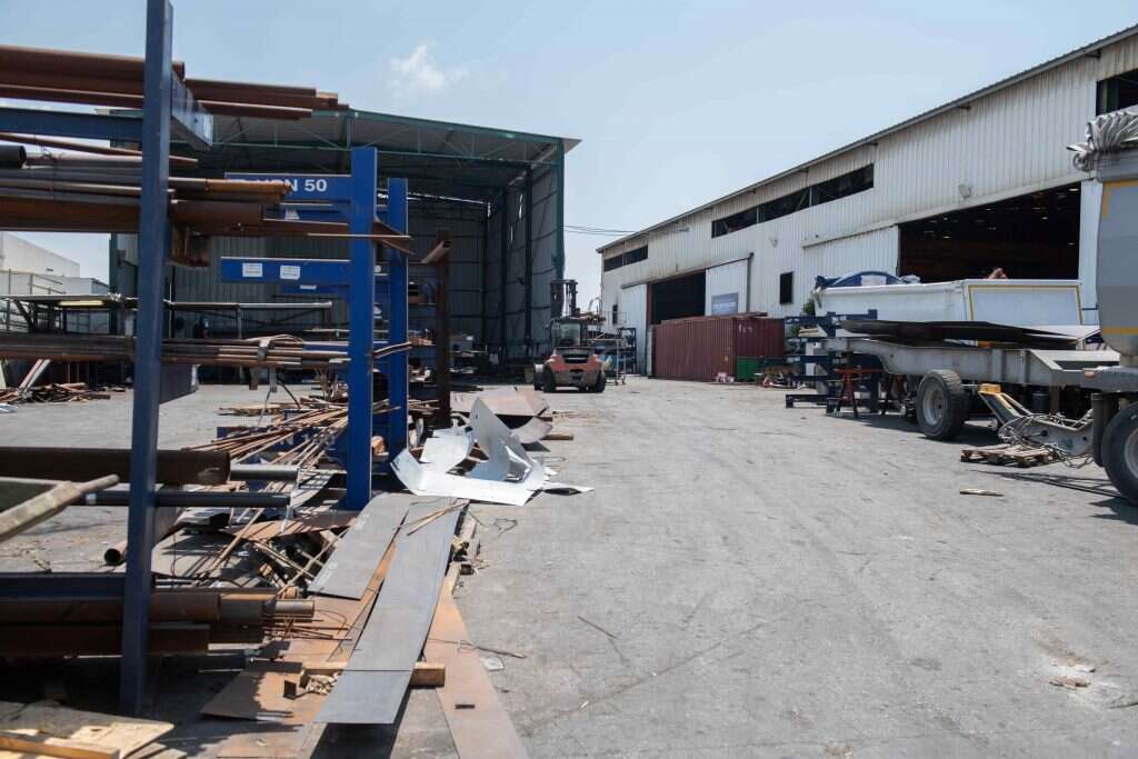 הנסיבות עדיין נבדקות. המפעל באשקלון בו אירע האסון. | שריה דיאמנט