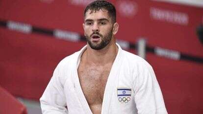 פיטר פלצ'יק בקרב מול הגודאי היפני. עמית שיסל, הוועד האולימפי