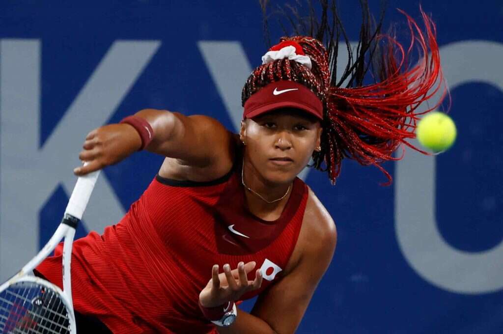 הטניסאית נעמי אוסקה. | EPA הטניסאית נעמי אוסקה. | EPA