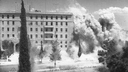 הפיצוץ במלון המלך דוד. | AP