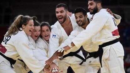 זכיית הנבחרת הישראלית. | AFP