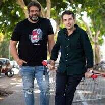 דניאל סטיופין ( מימין) ויניב סויסה. | אריק סולטן